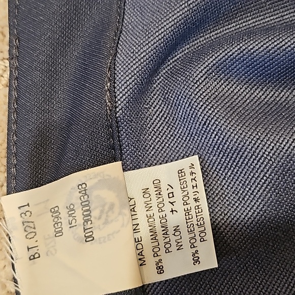 Diesel Women’s Gray Straight Leg Pantalloni Pants Size M - Picture 9 of 12